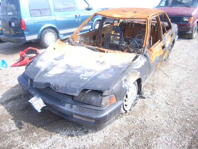 1HGED3650ML000035 - 1991 HONDA CIVIC LX BURN photo 1