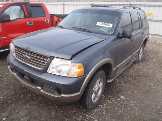 1FMZU74KX3UA22676 - 2003 FORD EXPLORER E BLUE photo 2