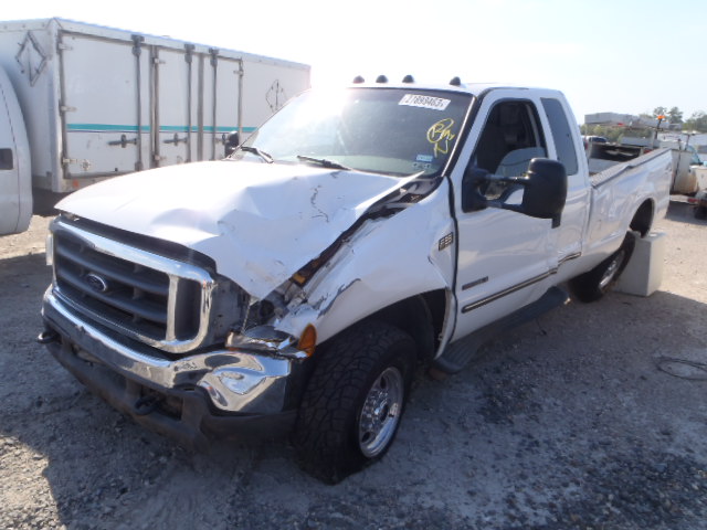 3FTNX21F9YMA47777 - 2000 FORD F250 SUPER WHITE photo 2