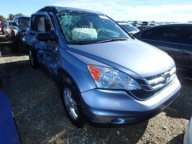 3CZRE4H55AG703441 - 2010 HONDA CR-V EX BLUE photo 1