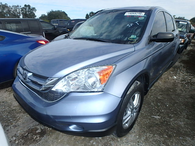 3CZRE4H55AG703441 - 2010 HONDA CR-V EX ლურჯი ფოტო 2