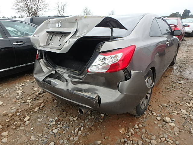 2HGFG128X6H539763 - 2006 HONDA CIVIC EX GRAY photo 4