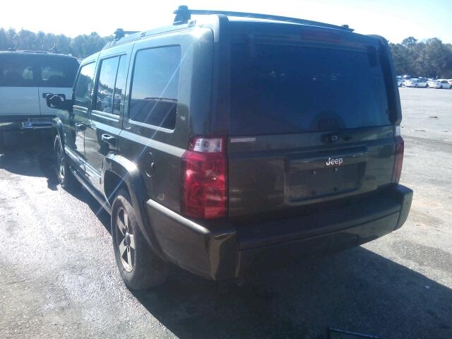 1J8HH48K16C352755 - 2006 JEEP COMMANDER მწვანე ფოტო 3