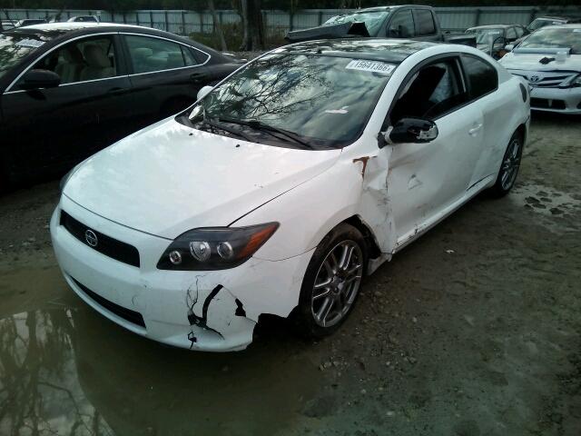 JTKDE167690284589 - 2009 TOYOTA SCION TC WHITE photo 2