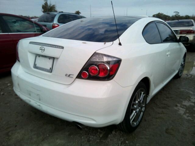 JTKDE167690284589 - 2009 TOYOTA SCION TC WHITE photo 4