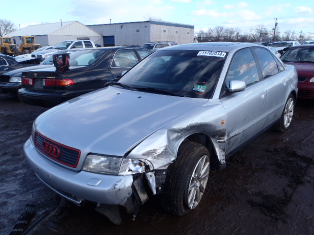 WAUCB28D3XA037863 - 1999 AUDI A4 1.8T QU SILVER photo 2