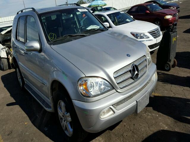 4JGAB57E45A537075 - 2005 MERCEDES-BENZ ML350 SILVER photo 1