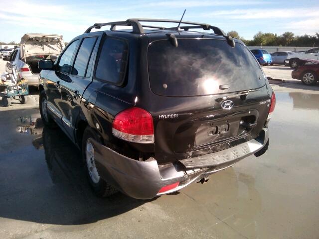 KM8SC13D56U058557 - 2006 HYUNDAI SANTA FE G BLACK photo 3