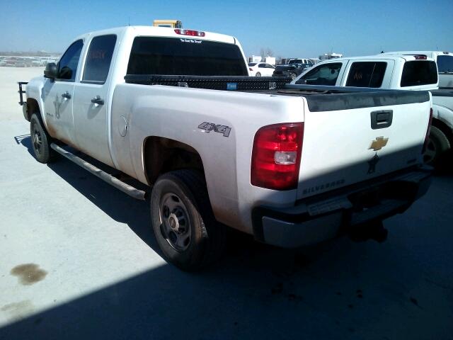 1GC1KVCG8DF134858 - 2013 CHEVROLET SILVERADO WHITE photo 3