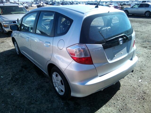 JHMGE8H38DC011358 - 2013 HONDA FIT SILVER photo 3