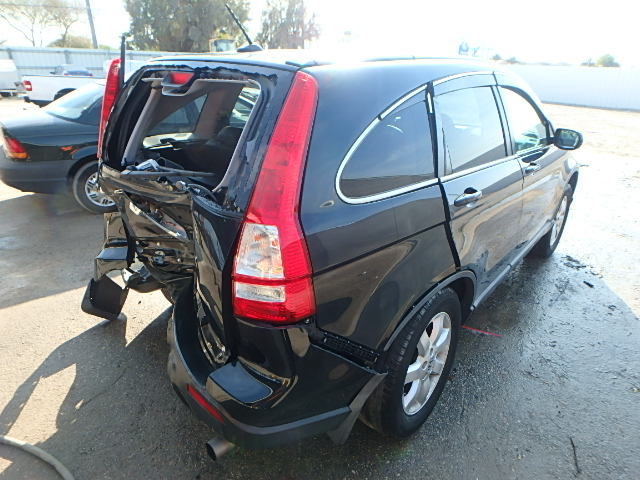 5J6RE38738L004852 - 2008 HONDA CR-V EX-L BLACK photo 4