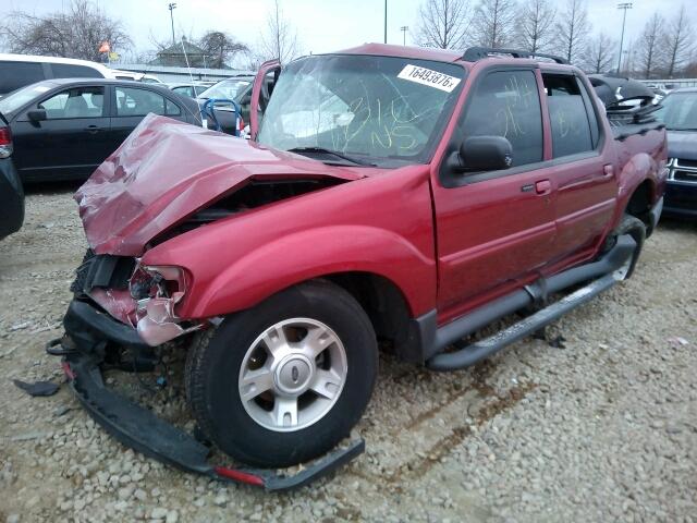 1FMZU77K34UA62482 - 2004 FORD EXPLORER S RED photo 2