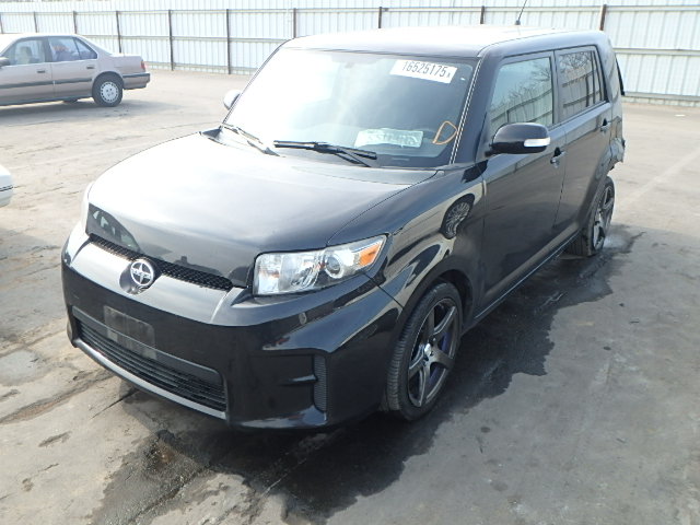 JTLZE4FE7B1119331 - 2011 TOYOTA SCION XB BLACK photo 2