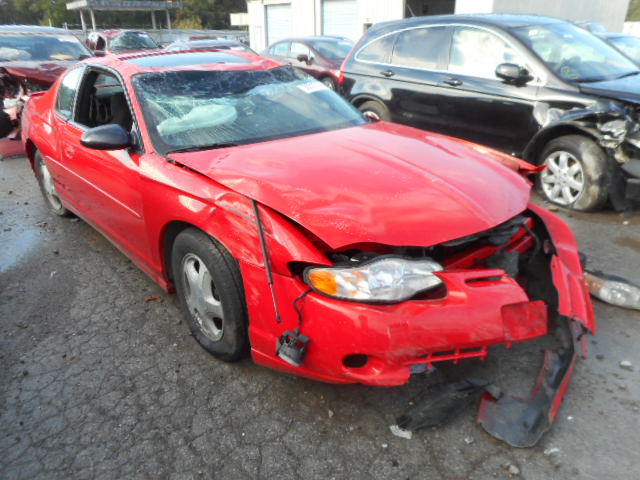 2G1WX15K819254075 - 2001 CHEVROLET MONTE CARL RED photo 1