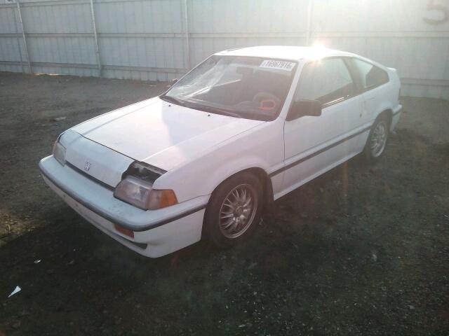 JHMAF5332GS042110 - 1986 HONDA CIVIC 1500 WHITE photo 2