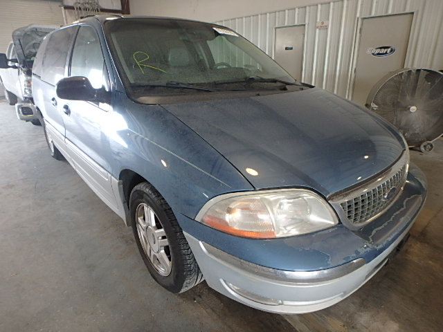 2FMDA53431BA48095 - 2001 FORD WINDSTAR S BLUE photo 1