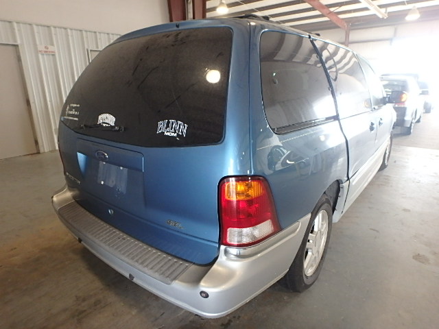 2FMDA53431BA48095 - 2001 FORD WINDSTAR S BLUE photo 4