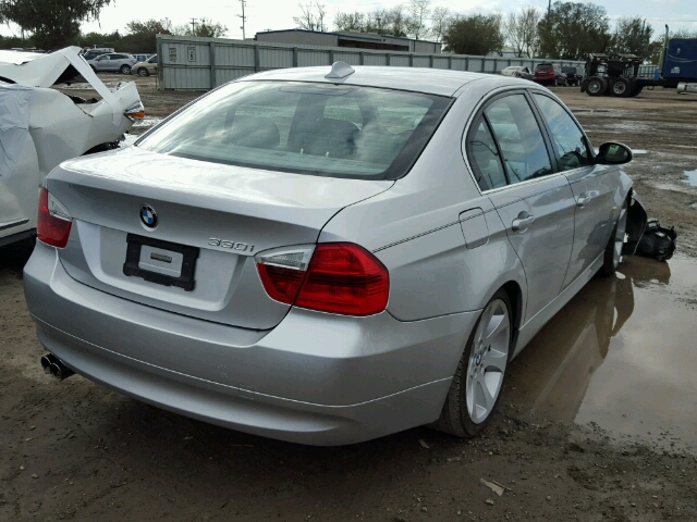 WBAVB33556KR73846 - 2006 BMW 330I SILVER photo 4