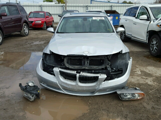 WBAVB33556KR73846 - 2006 BMW 330I SILVER photo 9