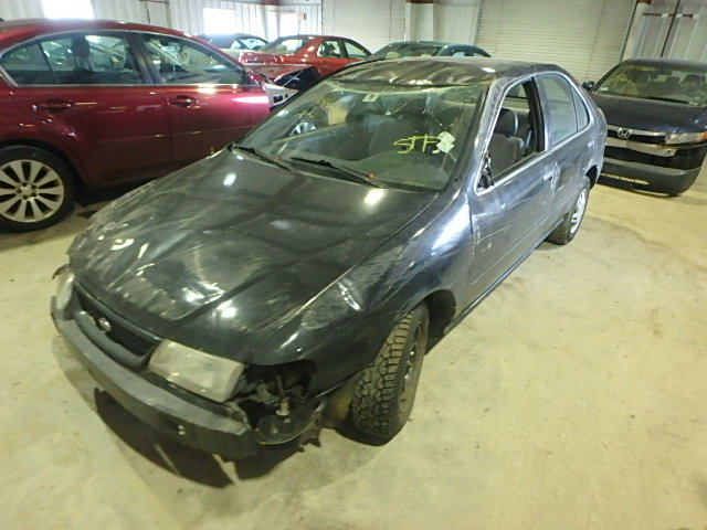 1N4AB41D8WC740402 - 1998 NISSAN SENTRA BLACK photo 2