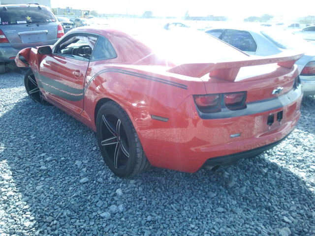 2G1FA1E34C9211091 - 2012 CHEVROLET CAMARO LS ORANGE photo 3