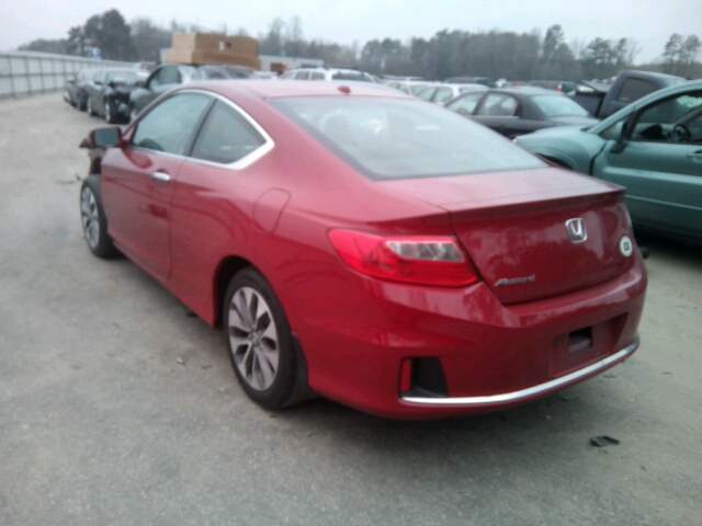 1HGCT1B80DA011868 - 2013 HONDA ACCORD EX- RED photo 3