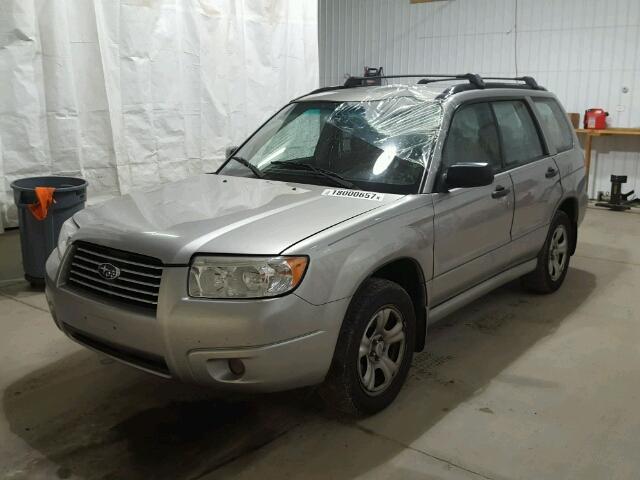 JF1SG63606H701659 - 2006 SUBARU FORESTER 2 SILVER photo 2