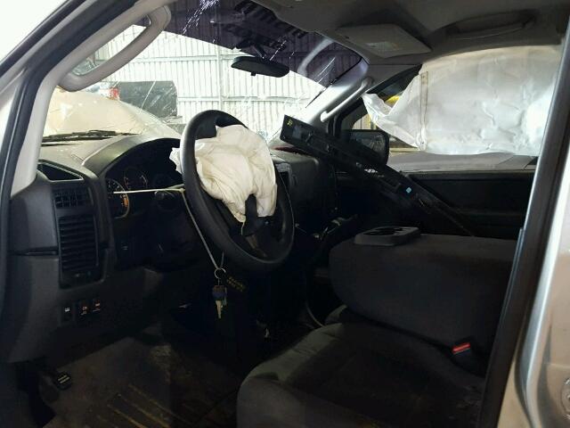 1N6BA0EK5AN304068 - 2010 NISSAN TITAN XE SILVER photo 5