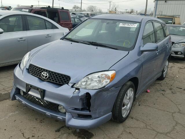 2T1KR32E54C313338 - 2004 TOYOTA MATRIX XR BLUE photo 2