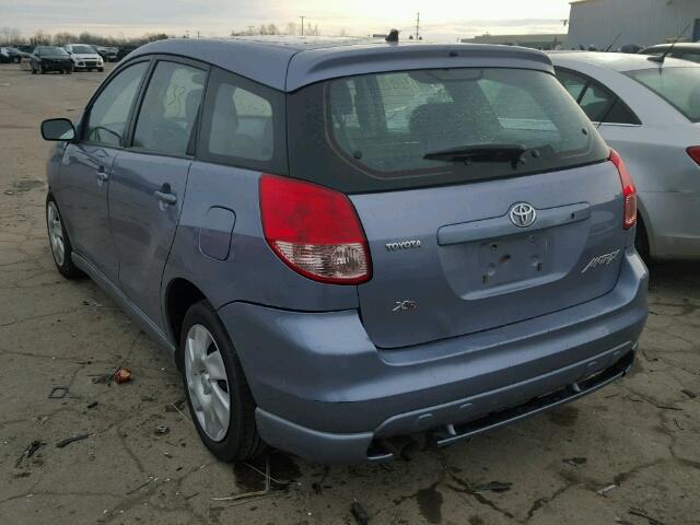 2T1KR32E54C313338 - 2004 TOYOTA MATRIX XR BLUE photo 3