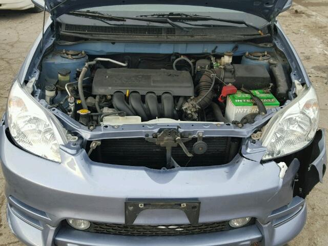 2T1KR32E54C313338 - 2004 TOYOTA MATRIX XR BLUE photo 7