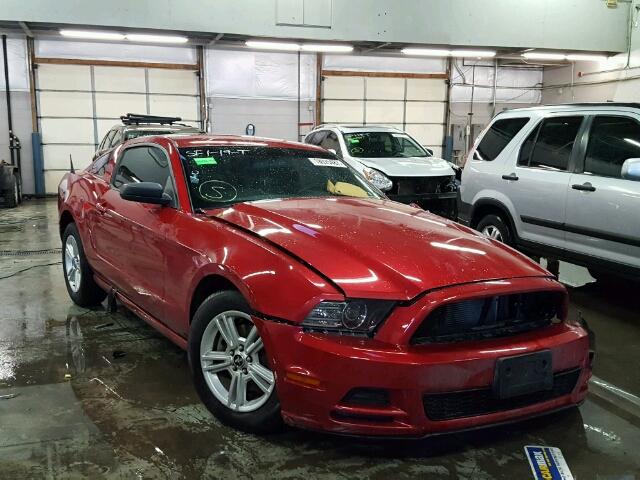 1ZVBP8AM2D5274519 - 2013 FORD MUSTANG RED photo 1