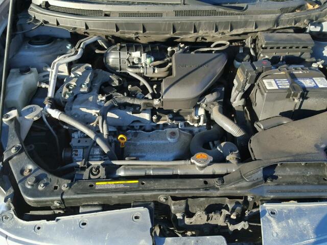 JN8AS58V18W147520 - 2008 NISSAN ROGUE S GRAY photo 7