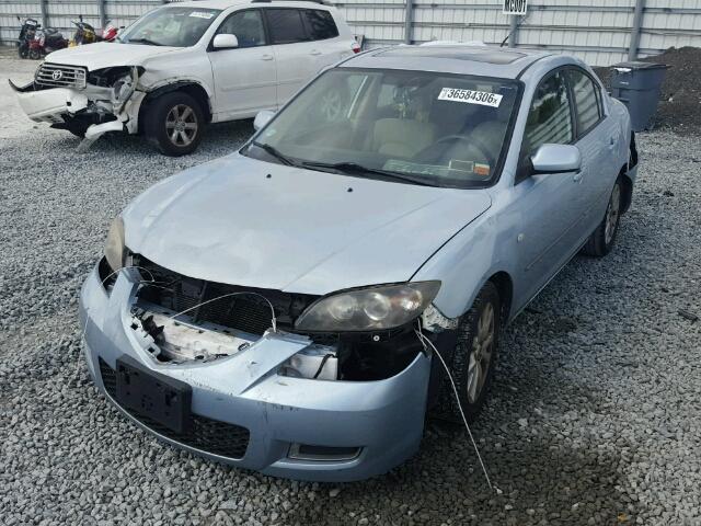 JM1BK32G181842429 - 2008 MAZDA 3 I BLUE photo 2