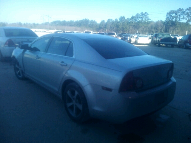 1G1ZC5EU0BF137066 - 2011 CHEVROLET MALIBU 1LT SILVER photo 3