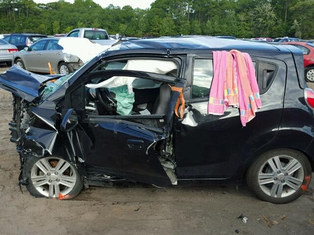 KL8CD6S94EC463838 - 2014 CHEVROLET SPARK 1LT Черный фото 10