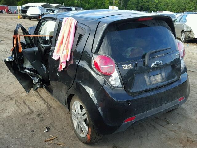 KL8CD6S94EC463838 - 2014 CHEVROLET SPARK 1LT Черный фото 3