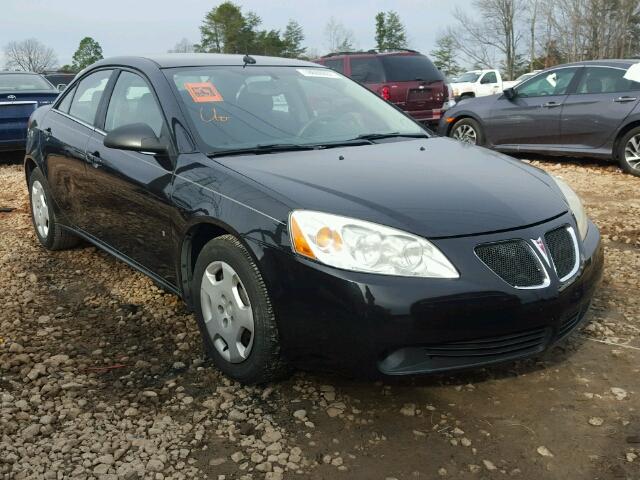 1G2ZF57B784256834 - 2008 PONTIAC G6 VALUE L BLACK photo 1