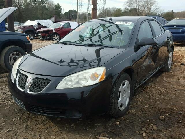 1G2ZF57B784256834 - 2008 PONTIAC G6 VALUE L BLACK photo 2