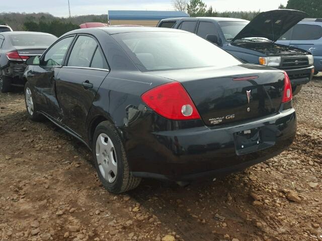 1G2ZF57B784256834 - 2008 PONTIAC G6 VALUE L BLACK photo 3