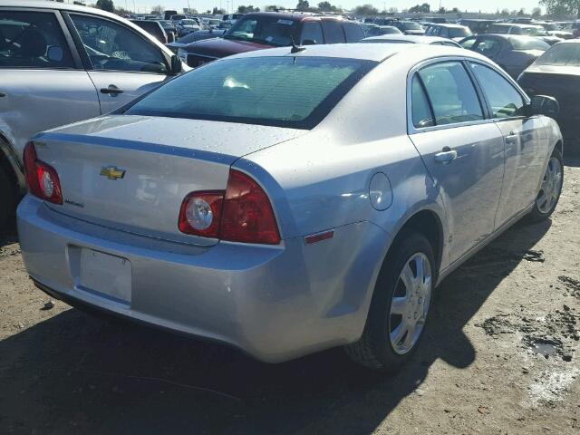 1G1ZB5E19BF201887 - 2011 CHEVROLET MALIBU LS 银色 照片 4