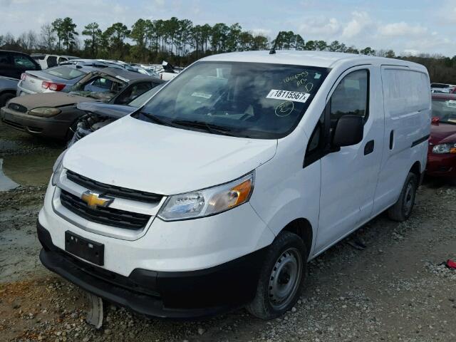 3N63M0YN4FK707747 - 2015 CHEVROLET CITY EXPRE WHITE photo 2