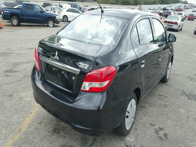 ML32F3FJ7HH001462 - 2017 MITSUBISHI MIRAGE G4 BLACK photo 4