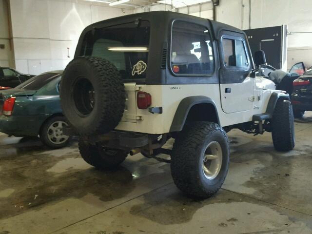 0000001DC000318ZZ - 1992 JEEP WRANGLER S WHITE photo 4