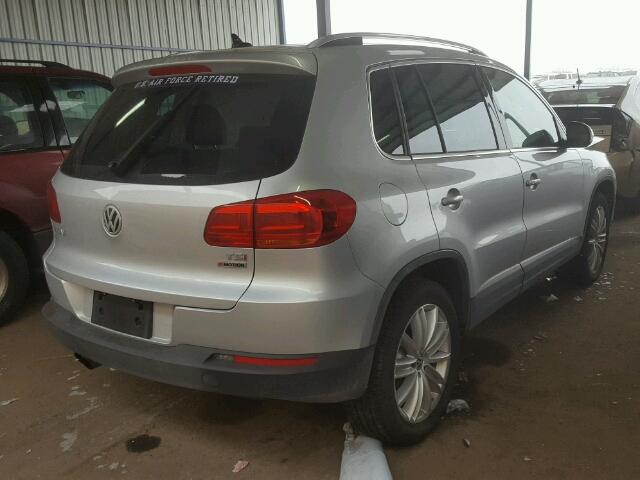 WVGBV7AX5GW523905 - 2016 VOLKSWAGEN TIGUAN S/S SILVER photo 4