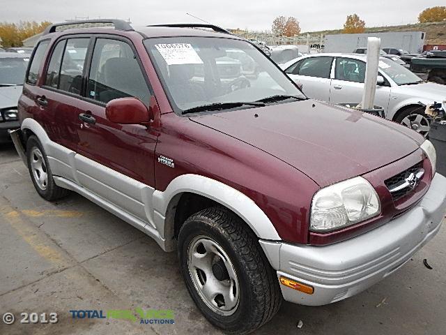 JS3TD62V0Y4123316 - 2000 SUZUKI GRAND VITA RED photo 2