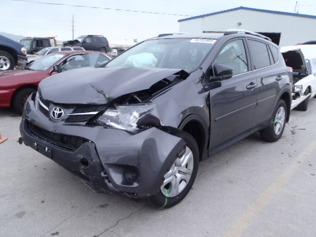 2T3BFREV6DW093351 - 2013 TOYOTA RAV4 LE GRAY photo 2