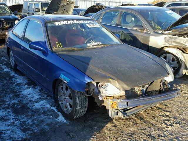 1HGEM1158XL809248 - 1999 HONDA CIVIC SI BLUE photo 1