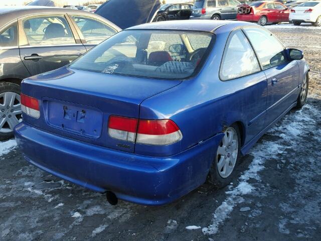 1HGEM1158XL809248 - 1999 HONDA CIVIC SI BLUE photo 4