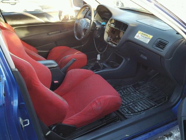 1HGEM1158XL809248 - 1999 HONDA CIVIC SI BLUE photo 5